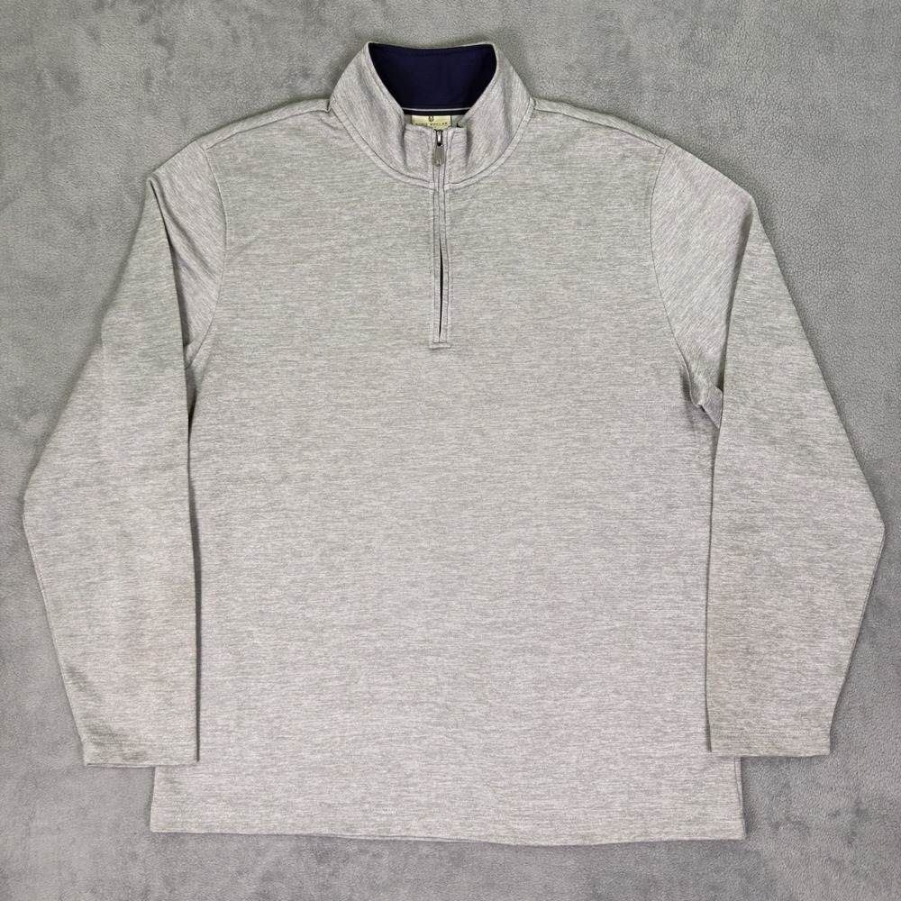 Rorie Whelan Sweater Mens‎ 2XL Gray 1/4 Zip Pullover Golf Performance Preppy